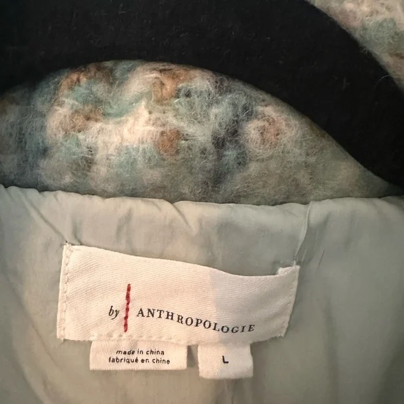 Anthropologie Plaid Puffer Jacket - Picture 5 of 7